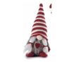 3 darabos Mikulás figura szett, 3 többszínű textil karácsonyi baba, 8x8x18 cm magas thumbnail 1