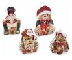 4 darabos karácsonyi bögre szett, többszínű porcelán, Ø 8 cm x 10,5 H, 300 ml thumbnail 1