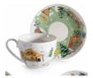 4 darabos karácsonyi porcelán bögre szett, többszínű Ø 9 x 6,5 H, 250 ml thumbnail 2