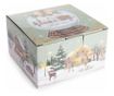 4 darabos karácsonyi porcelán bögre szett, többszínű Ø 9 x 6,5 H, 250 ml thumbnail 3