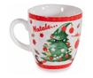 4 darabos karácsonyi porcelán bögre szett, többszínű, Ø 5,5 cm x 6 H, 70 ml thumbnail 1