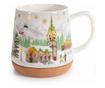 4 darabos karácsonyi bögre szett, többszínű porcelán, Ø 11 cm x 11 H, 500 ml thumbnail 1