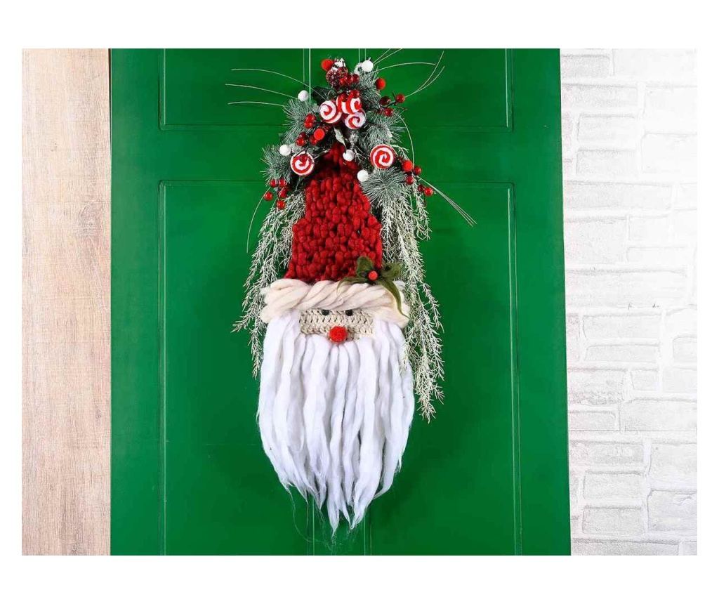 Többszínű textil karácsonyi figura 25 x 65 cm magas - 2