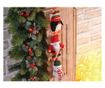 18 darabos, többszínű textil karácsonyfa dísz szett, 9 x 4,5 x 12 cm magas thumbnail 3