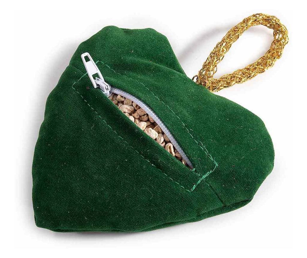 12 darabos, többszínű textil karácsonyfa dísz szett, 12 x 12 cm magas - 2