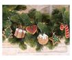 18 darabos karácsonyfa dísz szett, műgyanta, 7 x 6.5 cm magas thumbnail 2