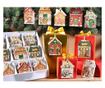36 darabos, többszínű kerámia karácsonyfa dísz készlet, 7,5 x 10 cm magas thumbnail 2