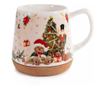4 darabos karácsonyi bögre szett, többszínű porcelán, Ø 11 cm x 11 H, 500 ml thumbnail 1