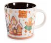 8 darabos karácsonyi porcelán bögre szett, többszínű, Ø 9,5 cm x 9 H, 350 ml thumbnail 1