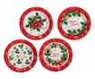 8 darabos karácsonyi porcelán tányér készlet, többszínű, Ø 20 cm thumbnail 1