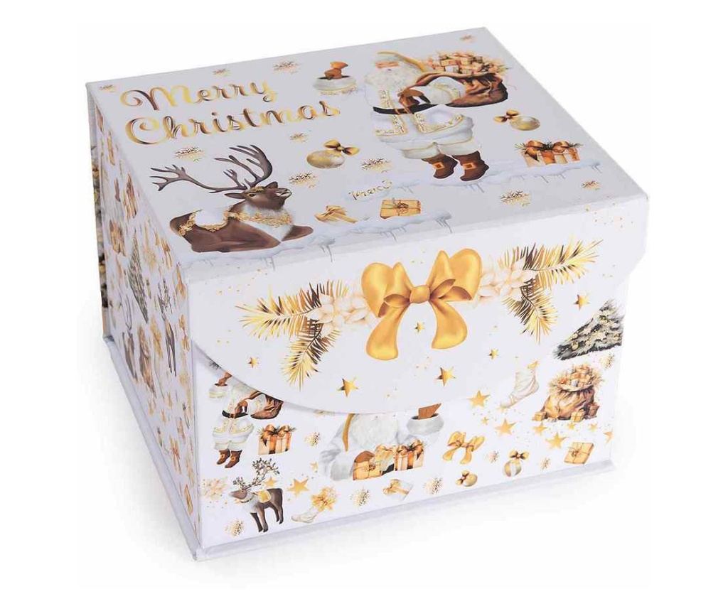 6 darabos karácsonyi bögre szett, többszínű porcelán, Ø 8 x 10,5 H, 350 ml - 4
