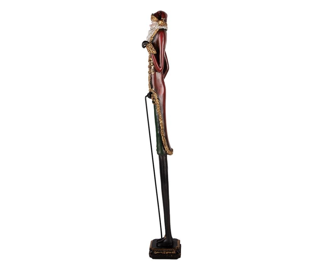 Többszínű műgyanta Mikulás figura 9x7x60 cm - 2
