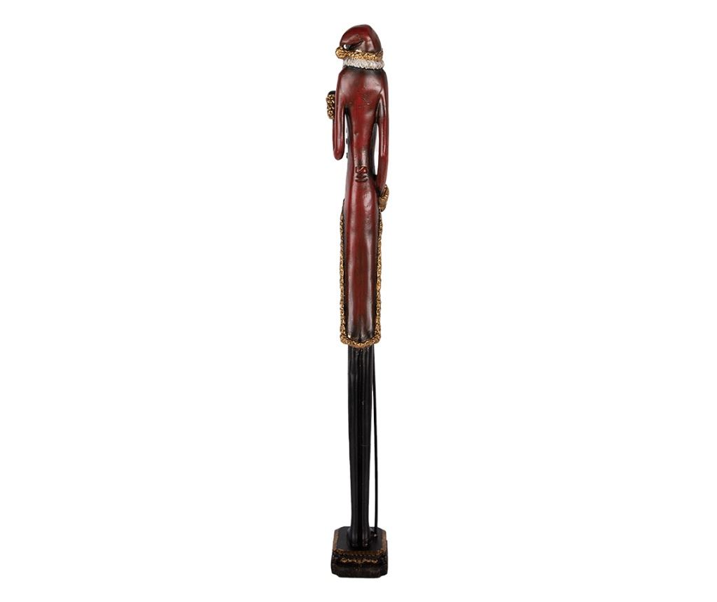 Többszínű műgyanta Mikulás figura 9x7x60 cm - 4