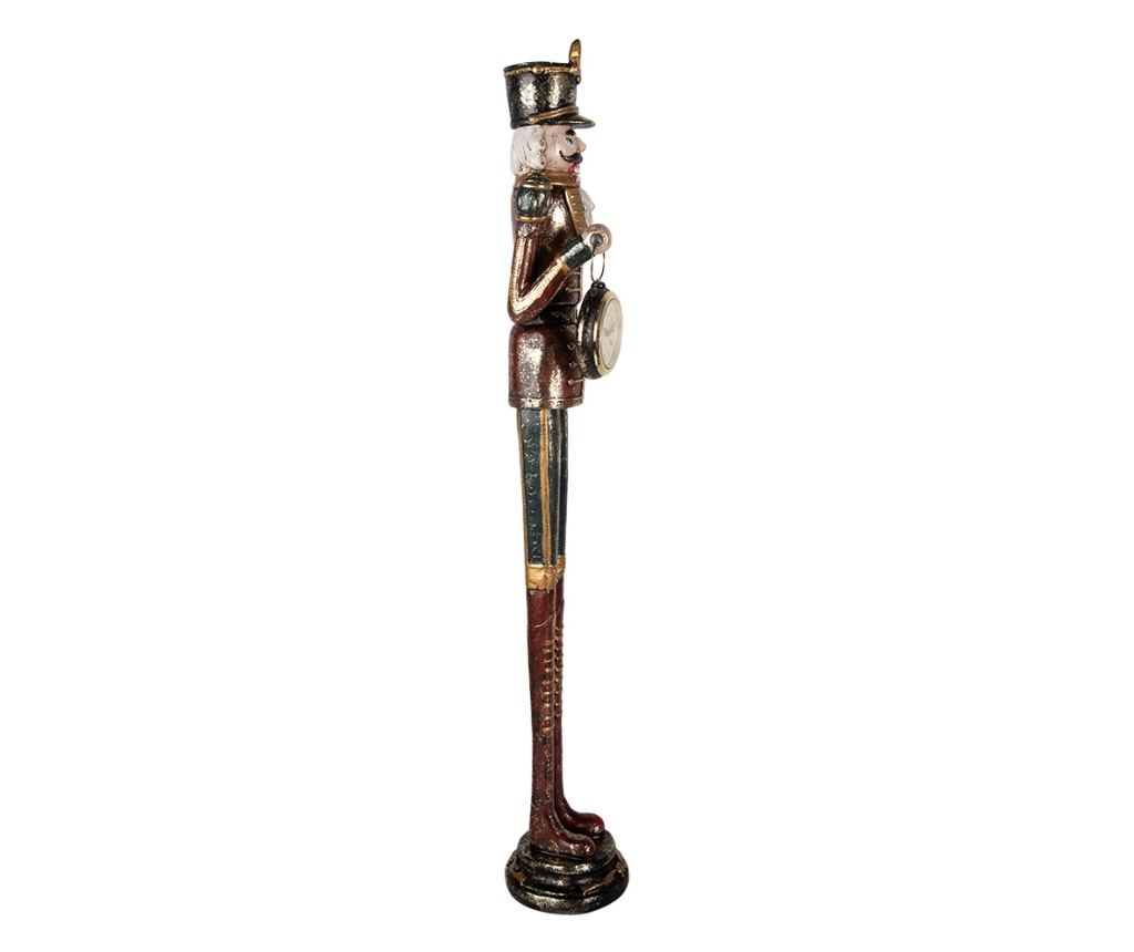 Diótörő figura, műgyanta, többszínű, 10x10x66 cm - 3