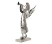 Ezüstszínű fém angyal figura 30x15x50 cm thumbnail 3