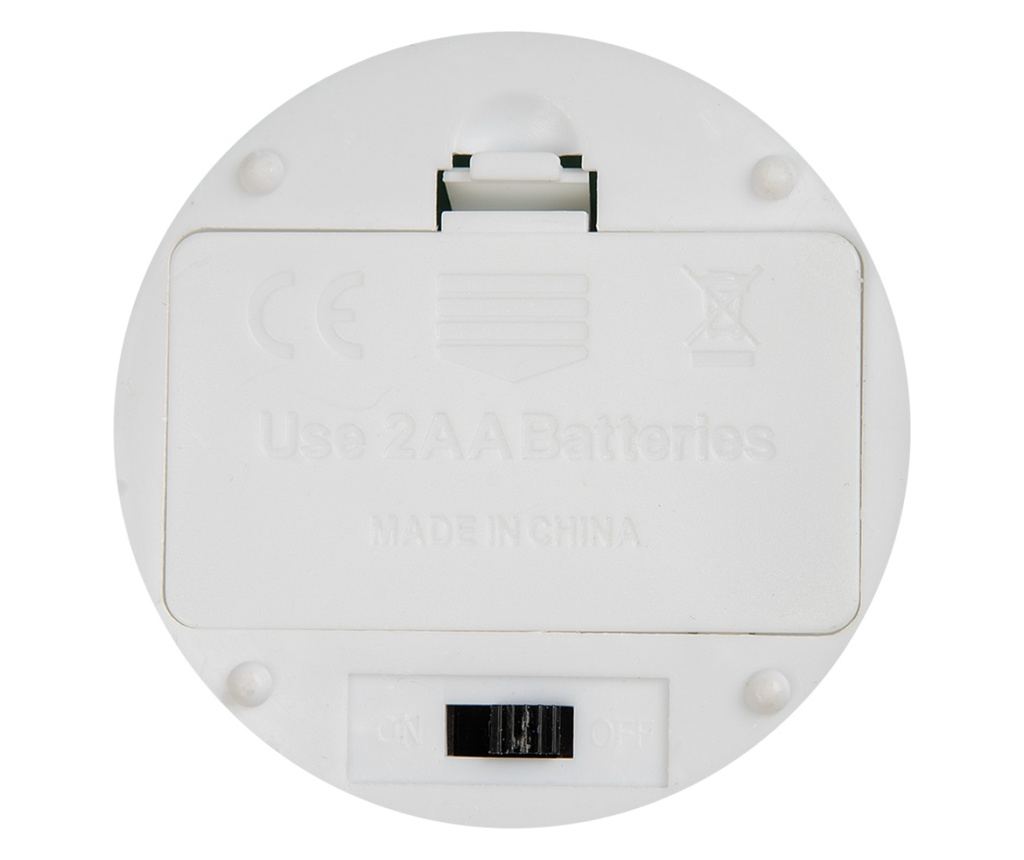 Rdeča voščena sveča z LED Ø 8x13 cm - 2