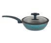 Tapadásmentes Alumínium indukciós Wok Üvegfedővel 24cm Sea Line thumbnail 1