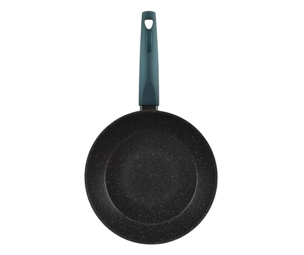 Tapadásmentes Alumínium indukciós Wok Üvegfedővel 24cm Sea Line - 5
