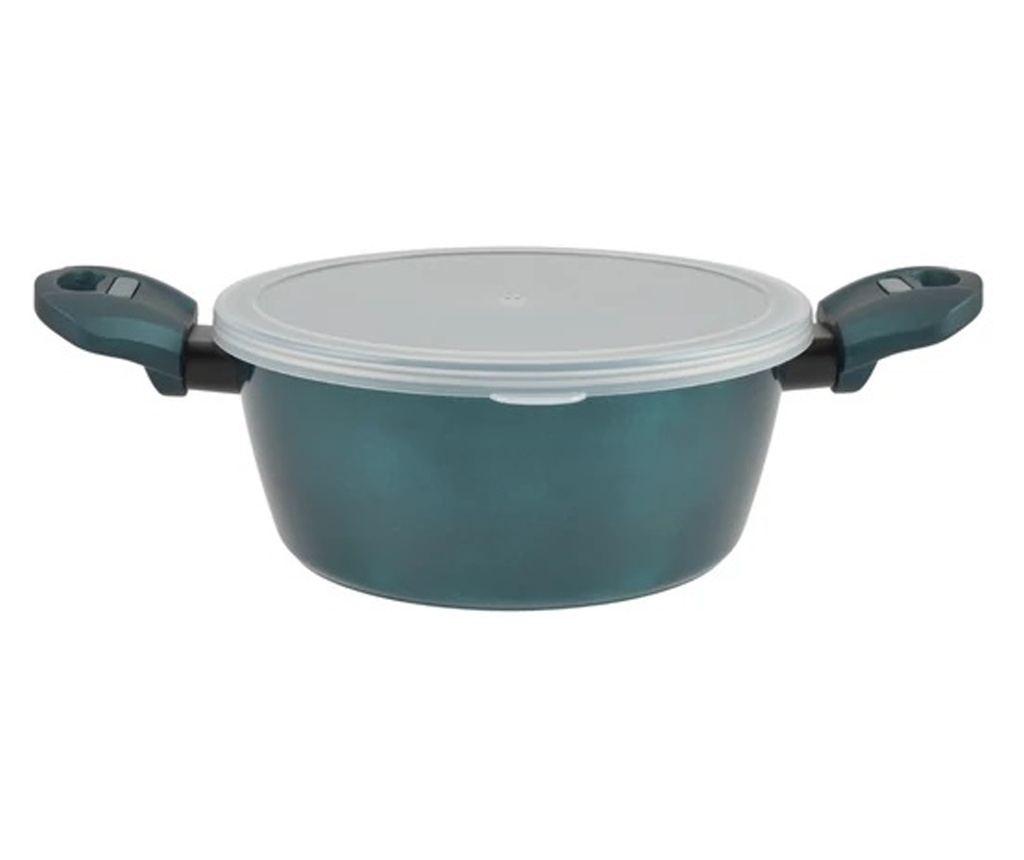 Tapadásmentes Alumínium Lábas Üvegfedővel  28 cm, 6,1 L Sea Line - 3