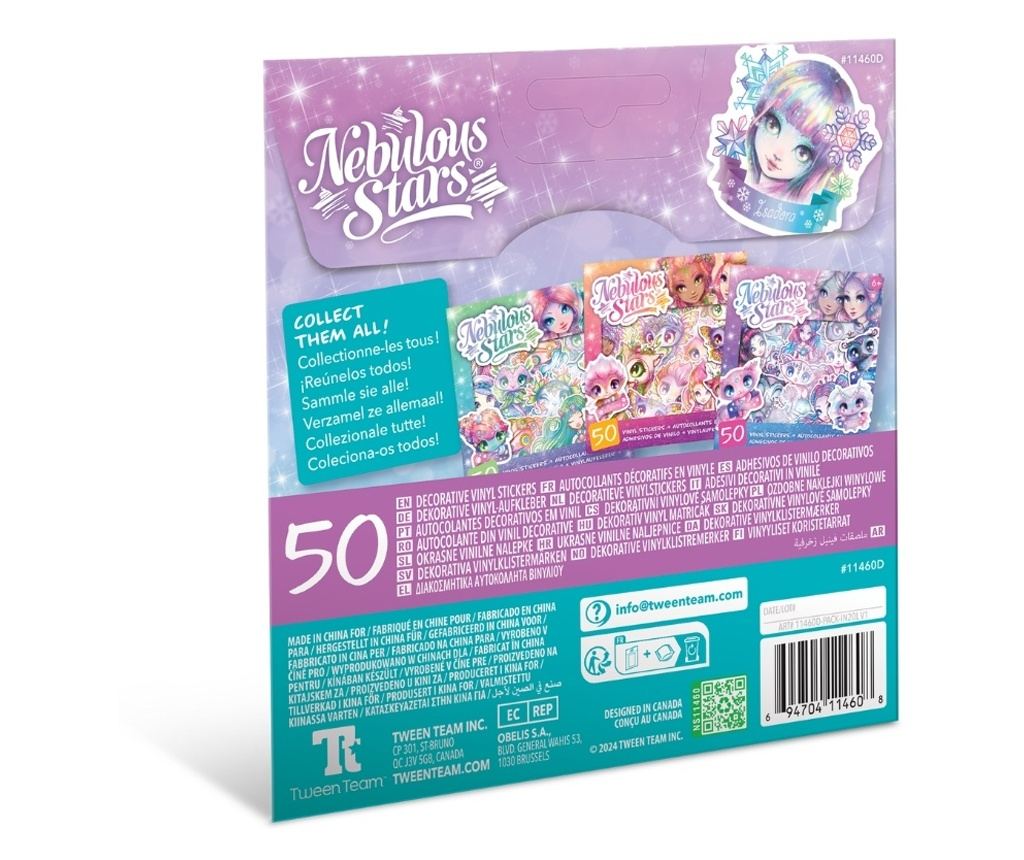 Set 50 nalepk, vinil, Nebulous Stars, Aura & Blizzia - 3