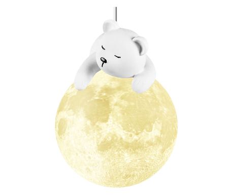 ΚΡΕΜΑΣΤΌ ΦΩΤΙΣΤΙΚΌ ΟΡΟΦΉΣ TOOLIGHT APP1597-1CP BEAR ΛΕΥΚΟ - 35X30X35CM