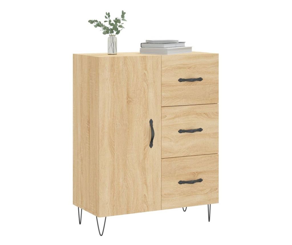 Komoda, sonoma hrast, 69,5x34x90 cm, kompozitno drvo - 3