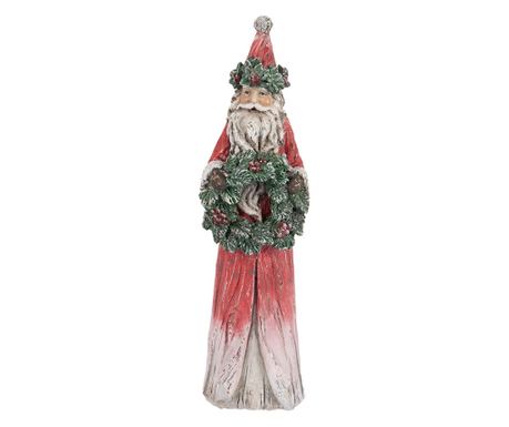 Többszínű műgyanta Mikulás figura 7x6x24 cm