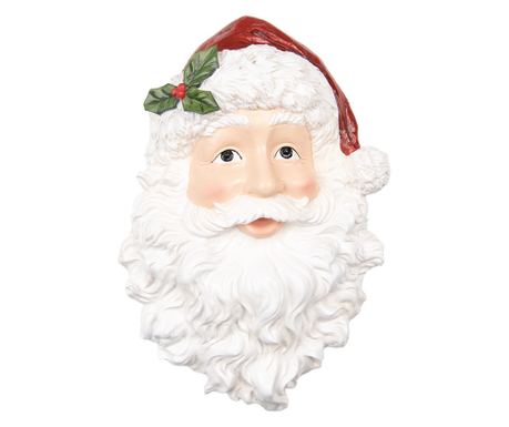 Többszínű műgyanta Mikulás figura 32x9x45 cm