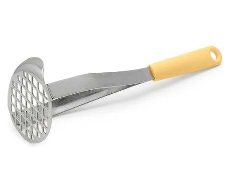 Ръчно картофено пюре, Brabantia, Tasty+, неръждаема стомана/жълт