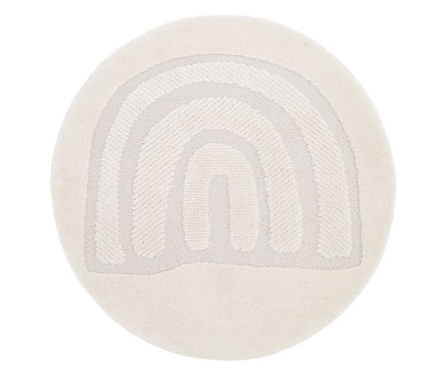 Otroška preproga mavrične barve ton na ton