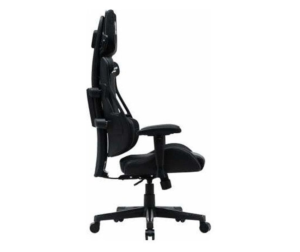 Scaun gaming Canyon Morphos, negru, material metalic și plastic, înălțime ajustabilă, suport pentru brațe 2D — imaginea 4
