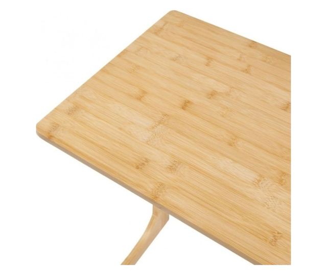 Večnamenska, zložljiva, bambusova miza, za prenosnik in tablico, 60x35x67 cm, eCarla, STL21