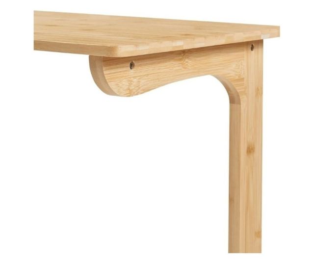 Večnamenska, zložljiva, bambusova miza, za prenosnik in tablico, 60x35x67 cm, eCarla, STL21