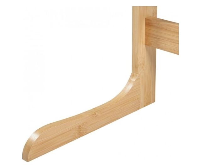 Večnamenska, zložljiva, bambusova miza, za prenosnik in tablico, 60x35x67 cm, eCarla, STL21