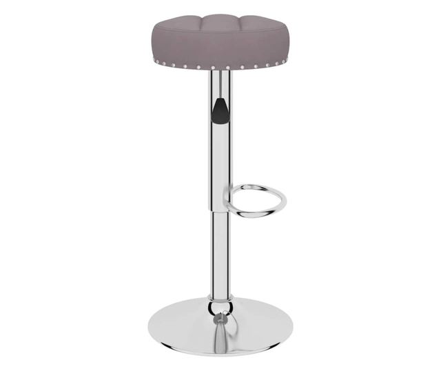 Barski stoli, 2 kosa, taupe siva, blago