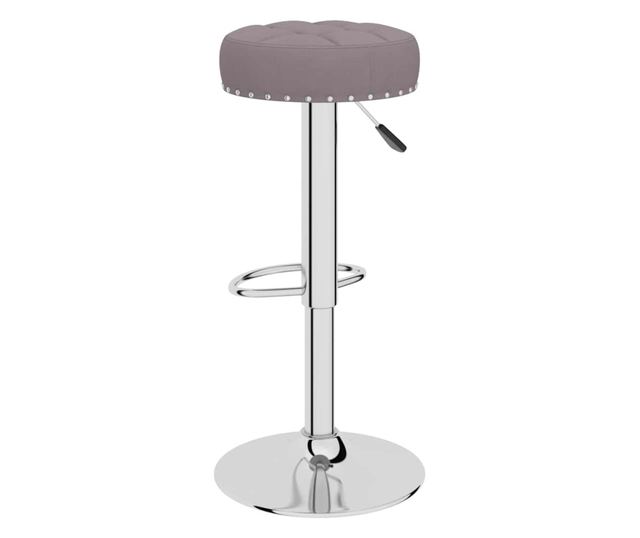 Barski stoli, 2 kosa, taupe siva, blago