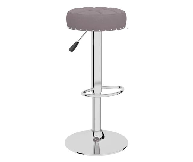 Barski stoli, 2 kosa, taupe siva, blago