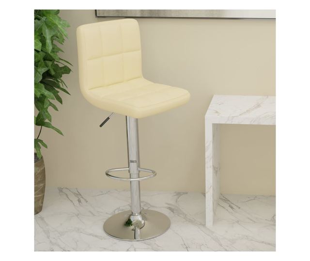 Barski stol, krem, blago