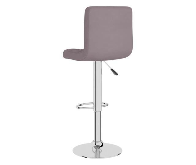 Barski stol, taupe siva, blago