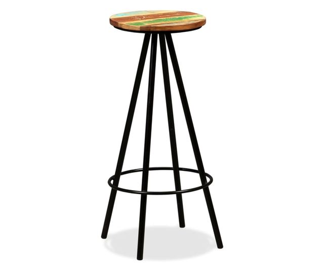 Barski stoli, 2 kosa, masiven recikliran les