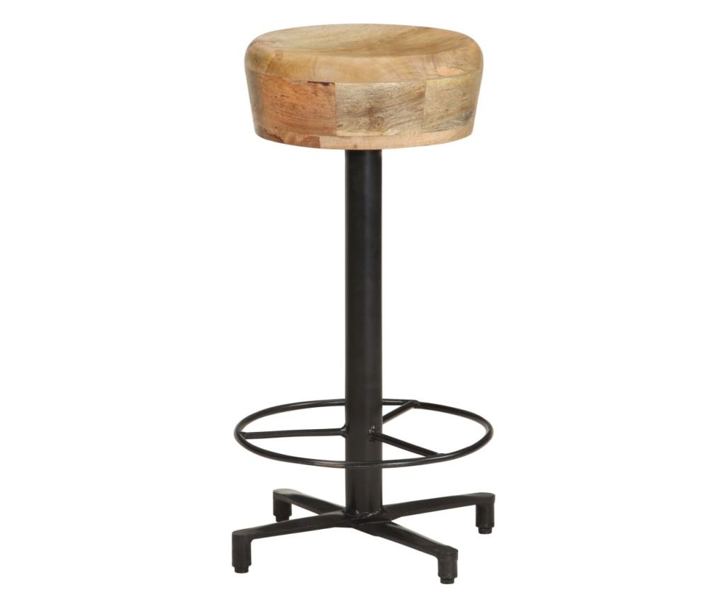 Barski stoli, 2 kosa, 66 cm, masiven mangov les - 10