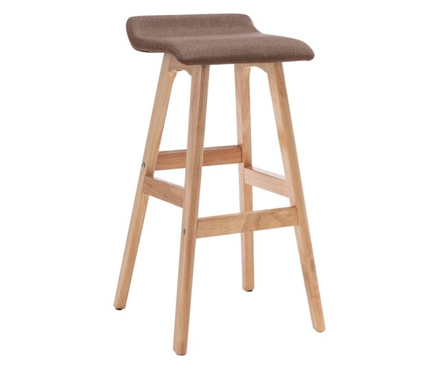 Barski stoli, 2 kosa, taupe siva, blago