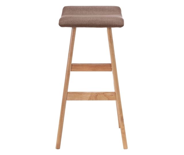 Barski stoli, 2 kosa, taupe siva, blago