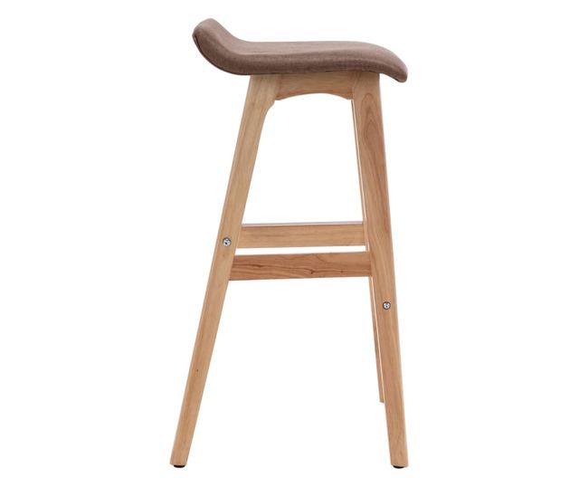 Barski stoli, 2 kosa, taupe siva, blago