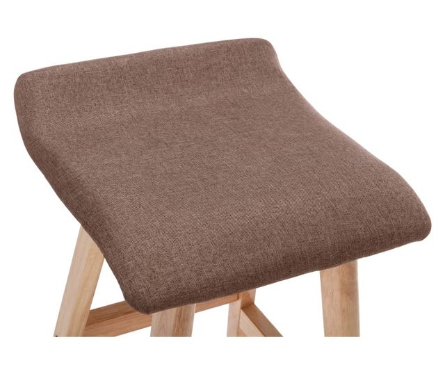 Barski stoli, 2 kosa, taupe siva, blago