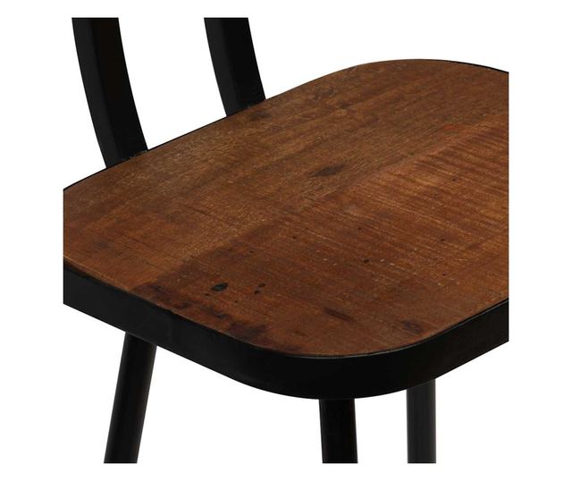 Barski stoli, 2 kosa, masiven predelan les