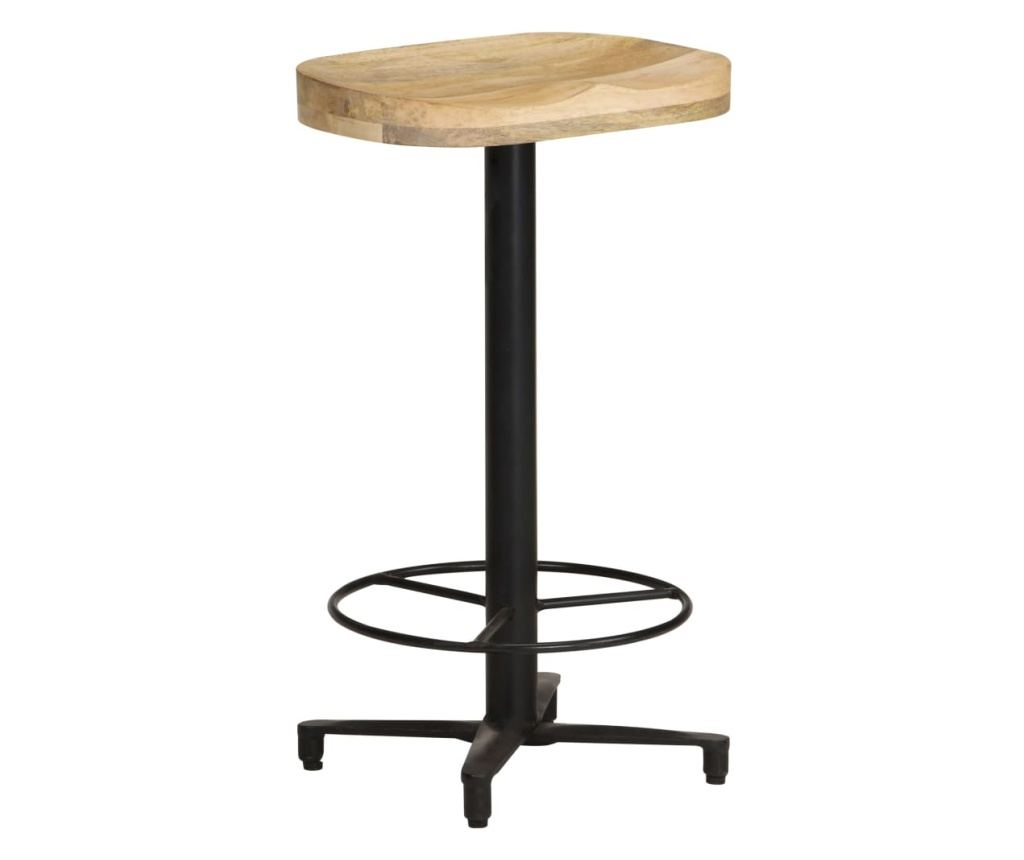 Barski stoli, 2 kosa, 66 cm, masiven mangov les - 10