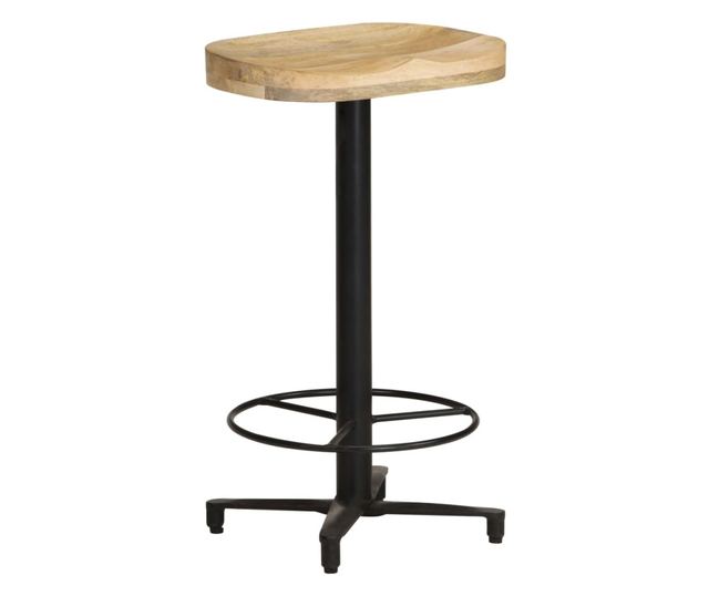 Barski stoli, 2 kosa, 66 cm, masiven mangov les