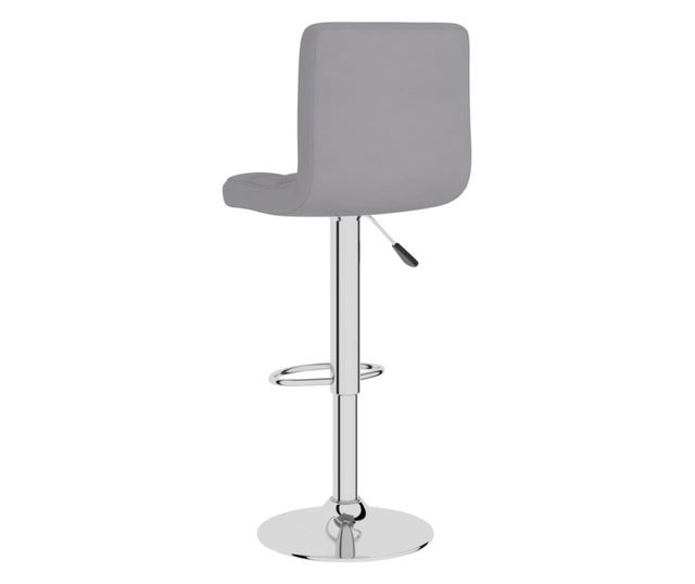 Barski stol, svetlo siv, blago