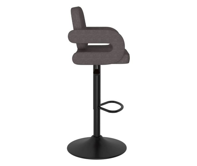 Barski stoli, 2 kosa, taupe siva, blago